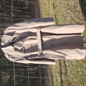 𝅺HART Schaffner Marx fully lined tan trench men's size 42R